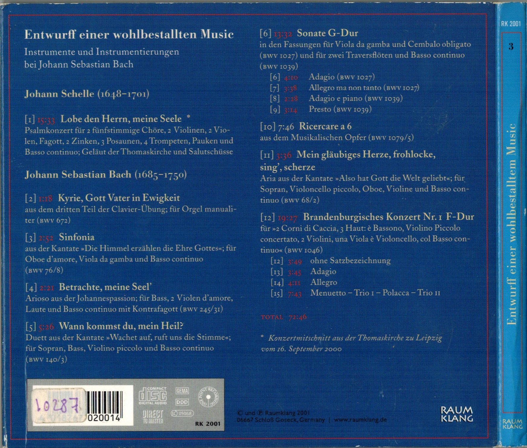 Leipziger Concert Ensemble - Bach Cantatas & Other Vocal Works ...